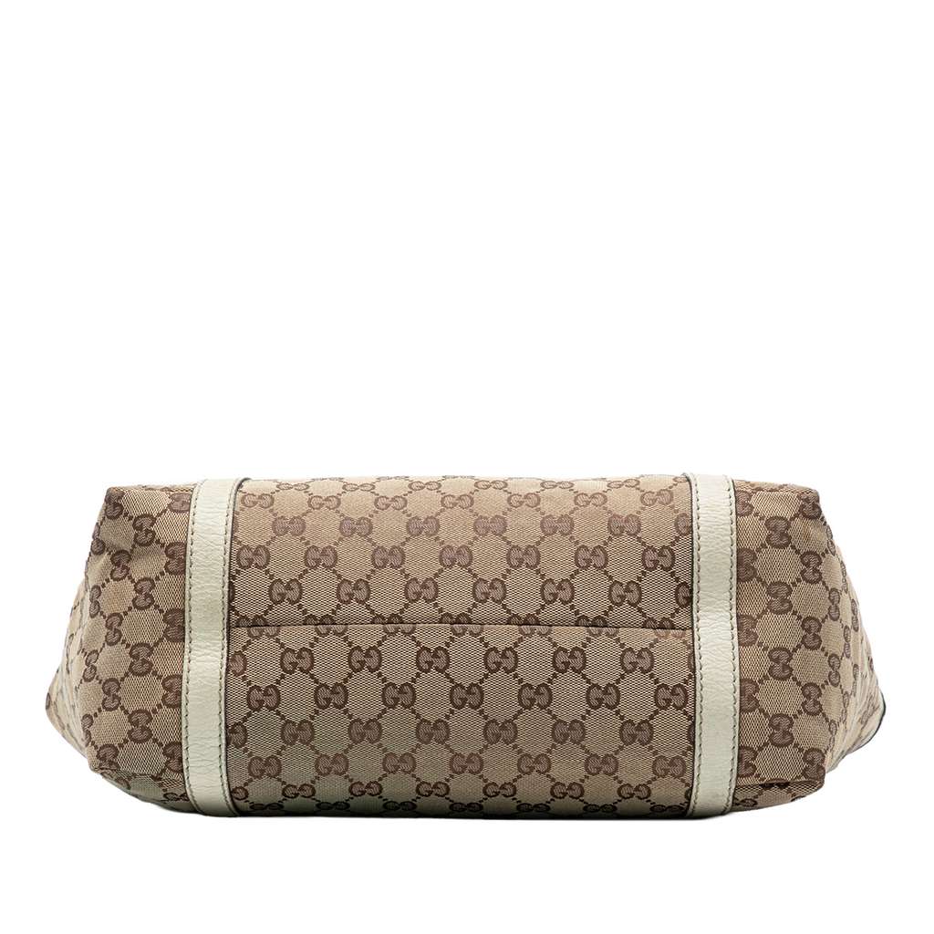 Gucci GG Canvas Web New Ladies Tote - Image 6