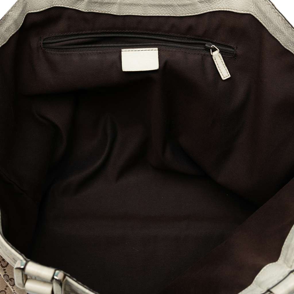 Gucci GG Canvas Web New Ladies Tote - 4