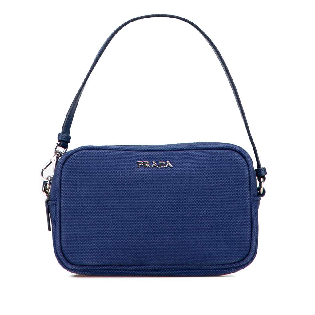 Prada Canvas Canapa Pouch