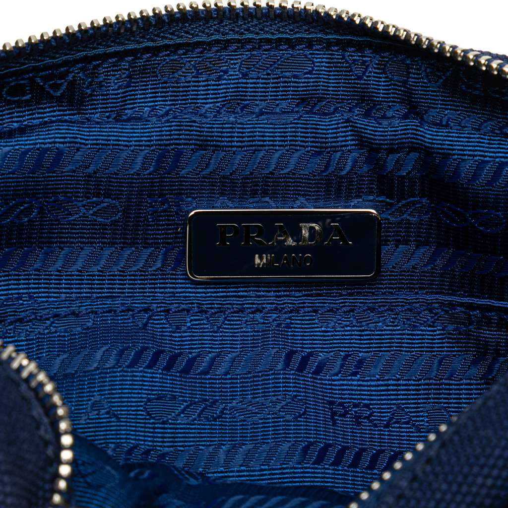Prada Canvas Canapa Pouch - Side view
