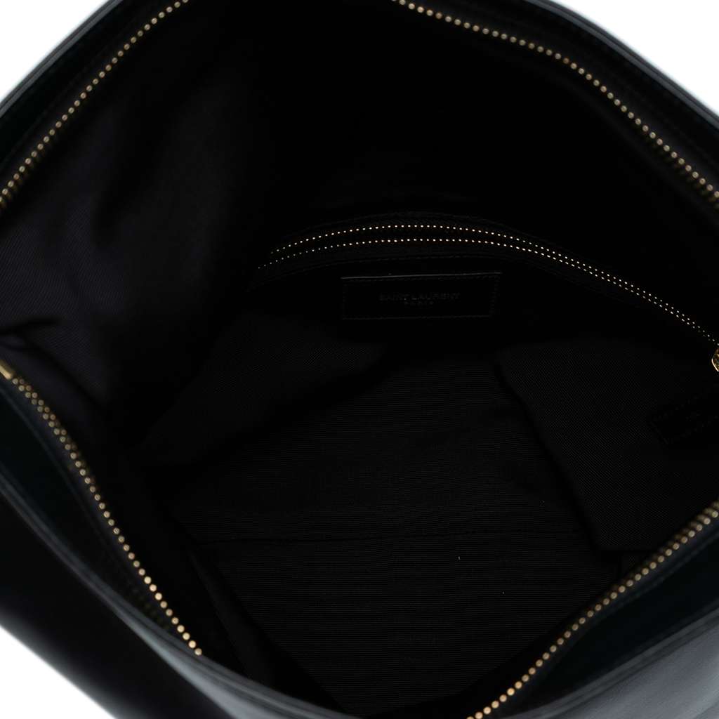 Saint Laurent Leather Letters Fold Over Clutch - 4