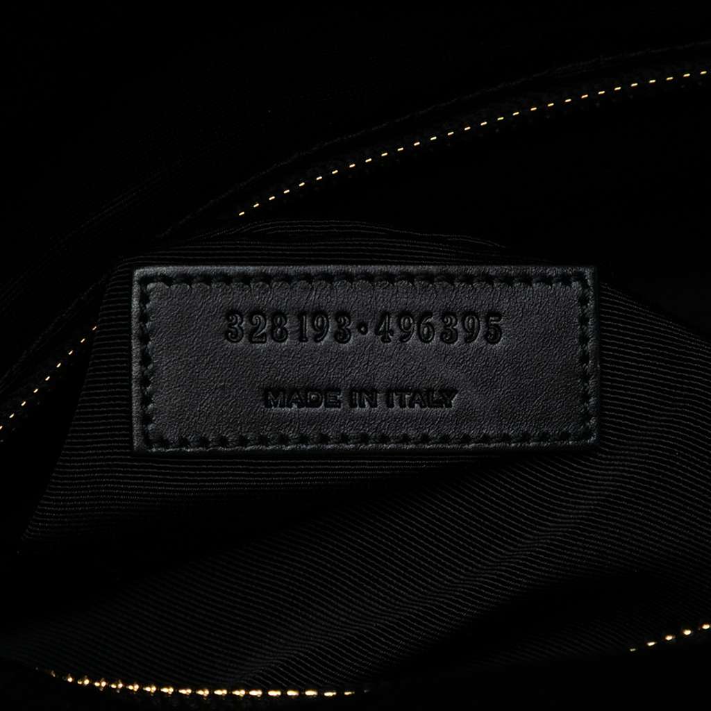 Saint Laurent Leather Letters Fold Over Clutch - Detail 1