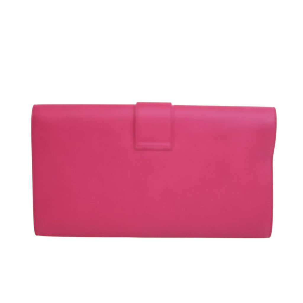 Saint Laurent Leather Chyc Ligne Clutch - 4