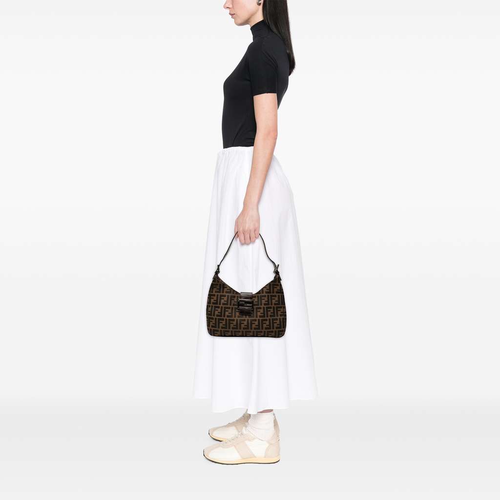 Fendi Zucca Canvas Shoulder Bag - Detail 2