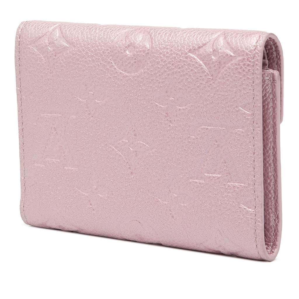 Louis Vuitton Monogram Empreinte Flower Victorine Wallet - Back view