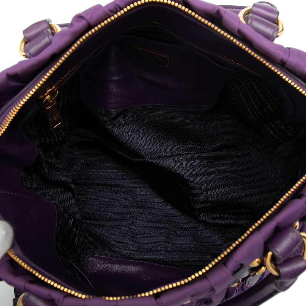 Prada Tessuto Gaufre Satchel - 4