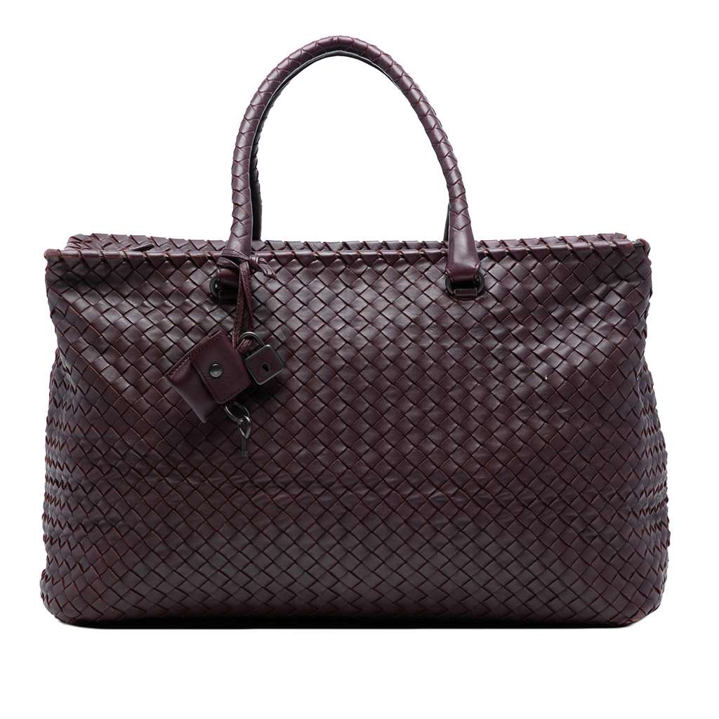Bottega Veneta Large Nappa Intrecciato Brick Tote