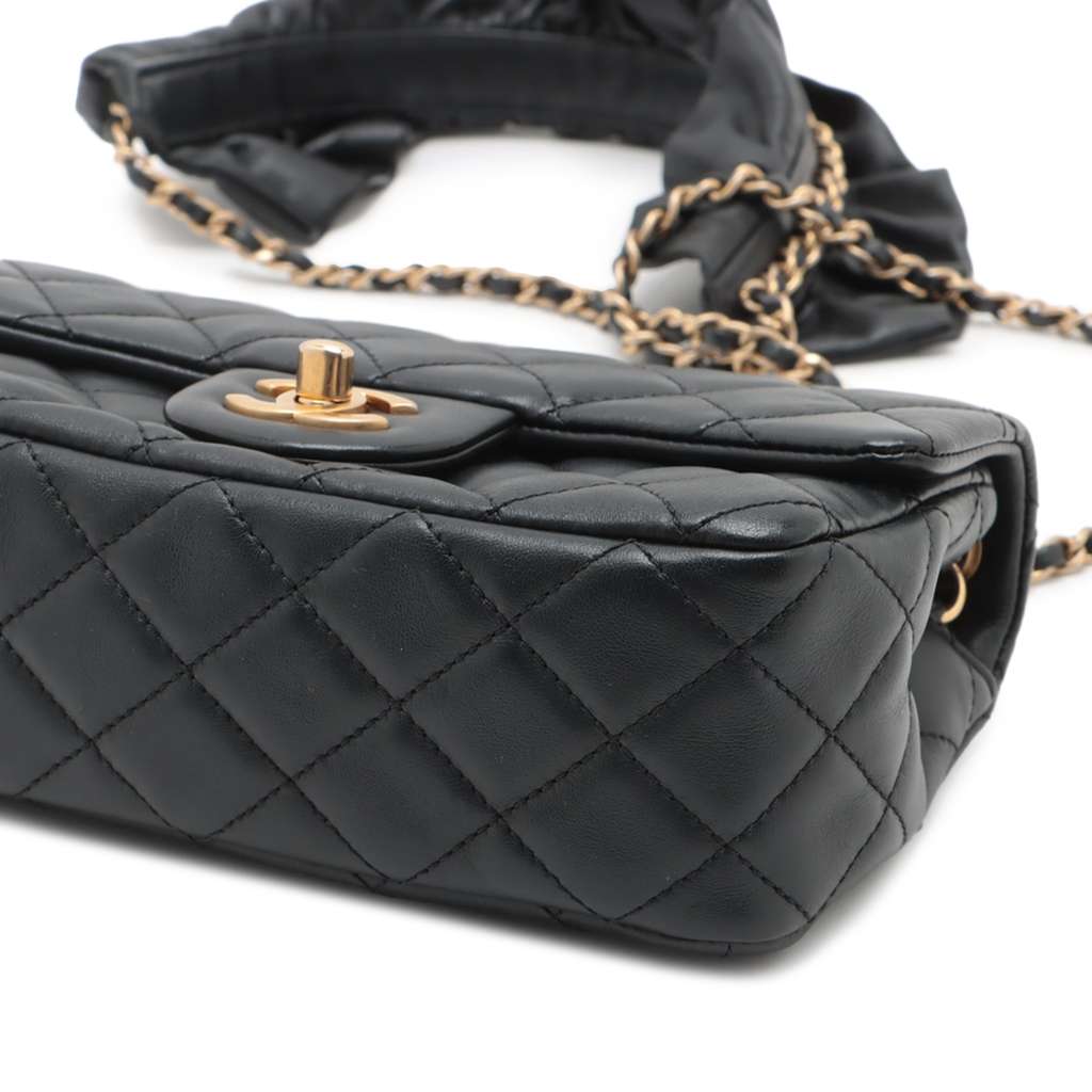 Chanel Mini Rectangular Classic Lambskin Romance Single Flap - Image 10