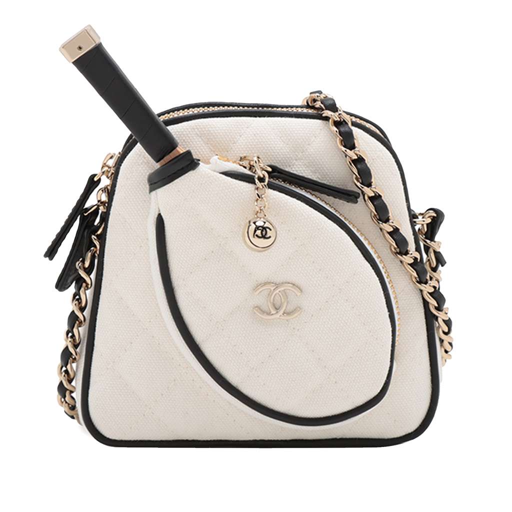 Chanel Coco Masters Mini Canvas Tennis Racket Bag