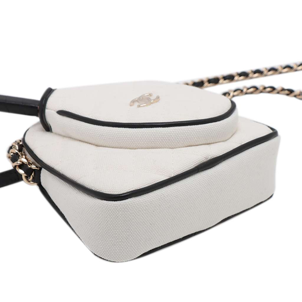 Chanel Coco Masters Mini Canvas Tennis Racket Bag - 3