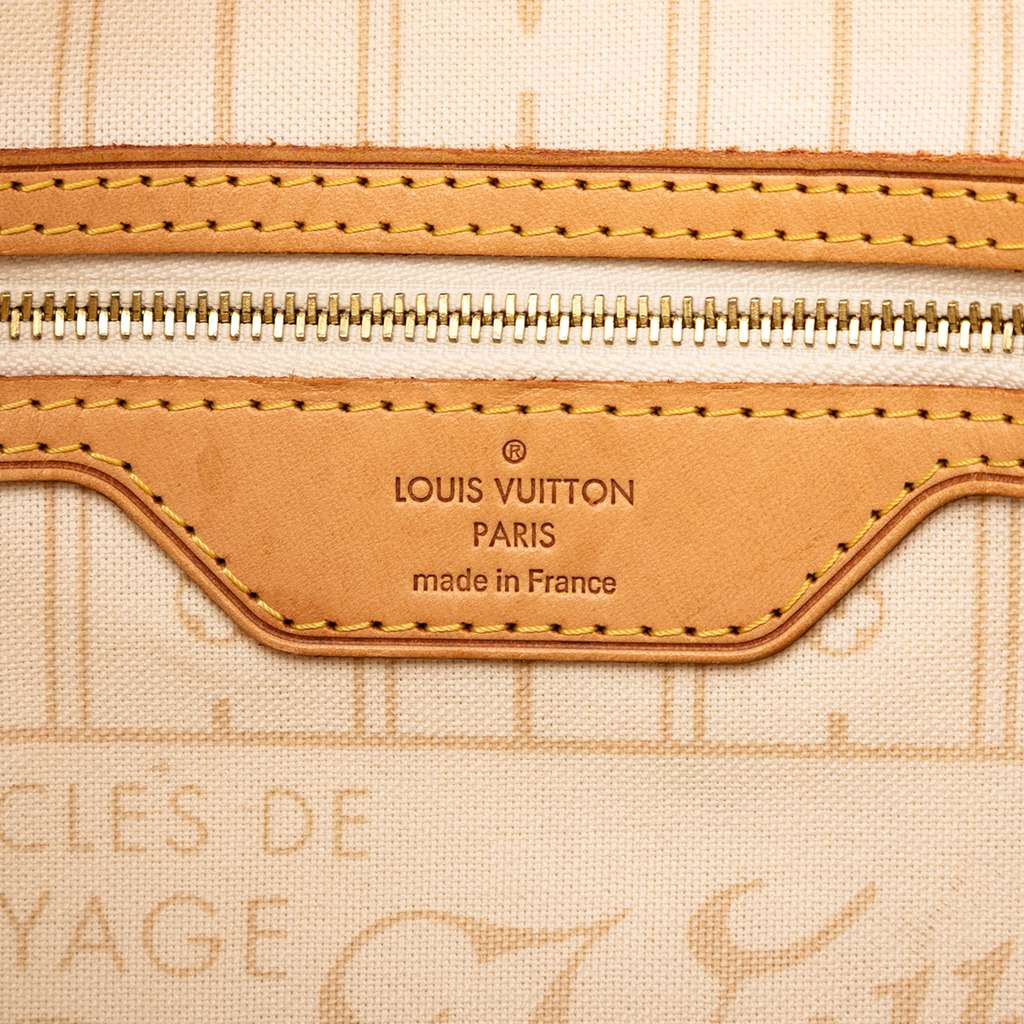 Louis Vuitton Damier Azur Neverfull PM - Side view