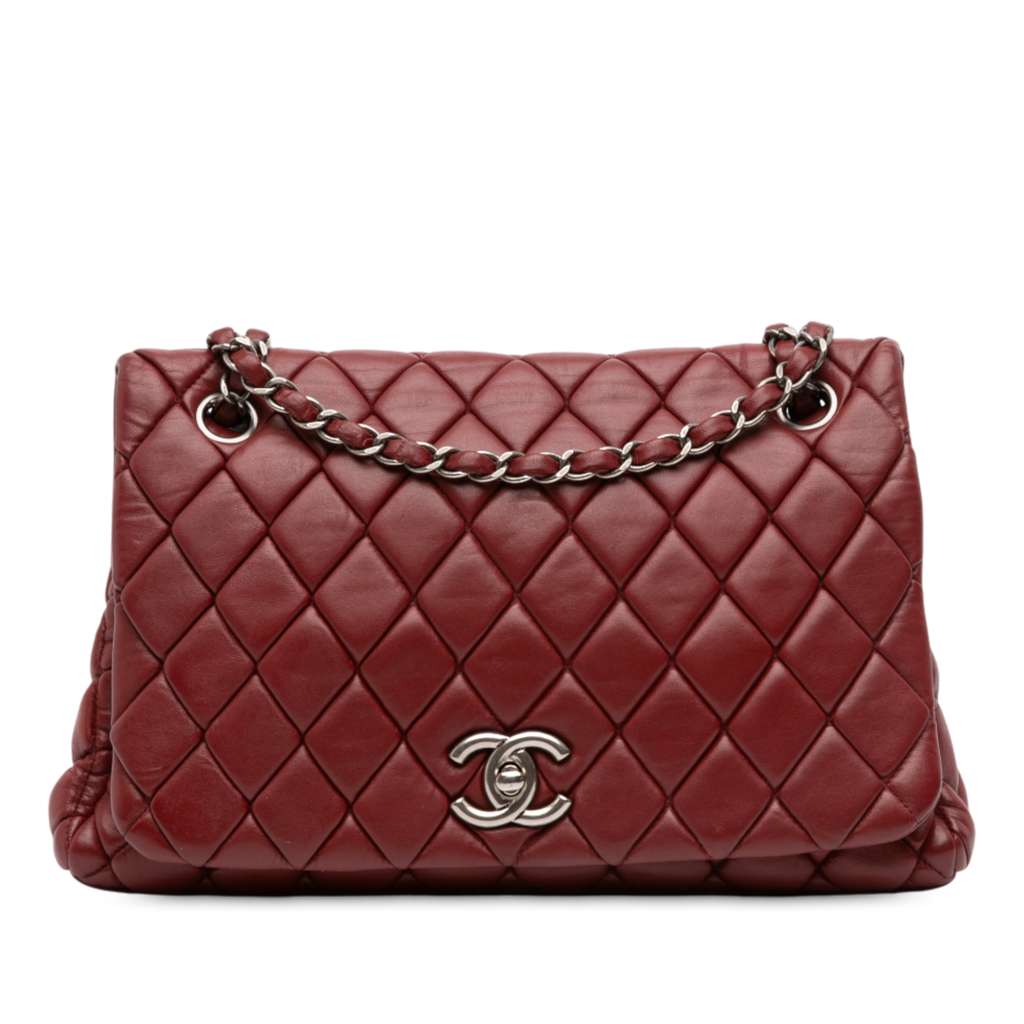 Chanel Large Quilted Lambskin New Bubble Flap