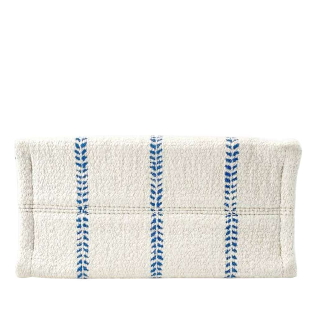 Celine Small Wool Cuir Triomphe Stripe Cabas Thais Satchel - Image 6