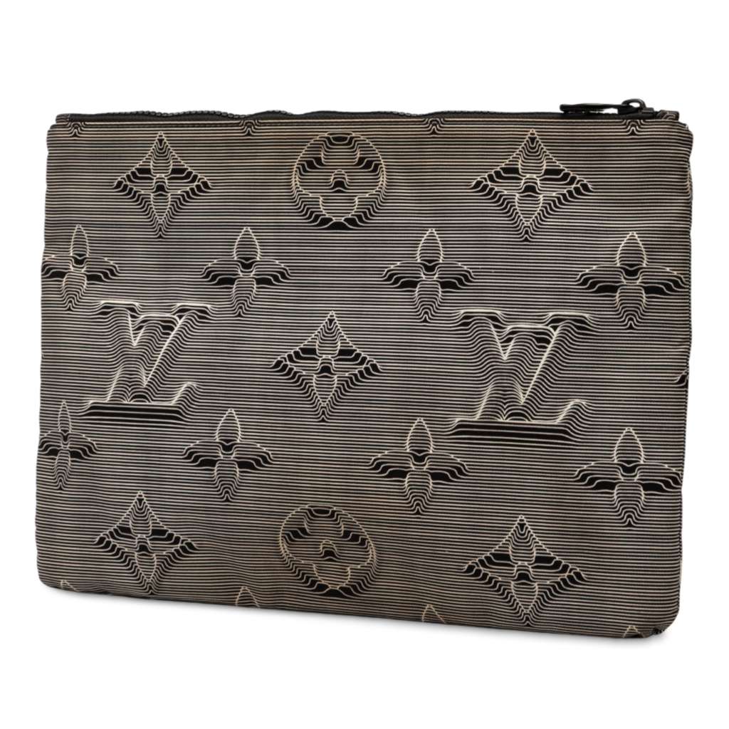 Louis Vuitton Monogram 3D 2054 Reversible Pouch - Back view