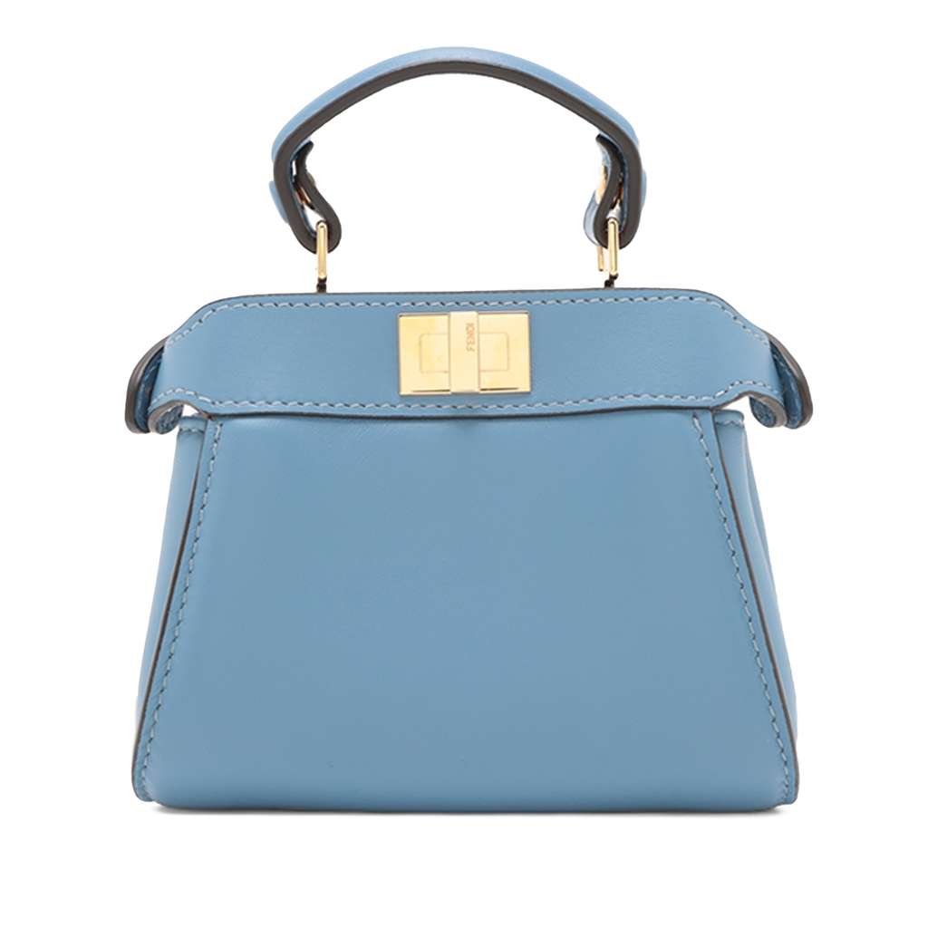 Fendi Nano Nappa Peekaboo Satchel - Back view