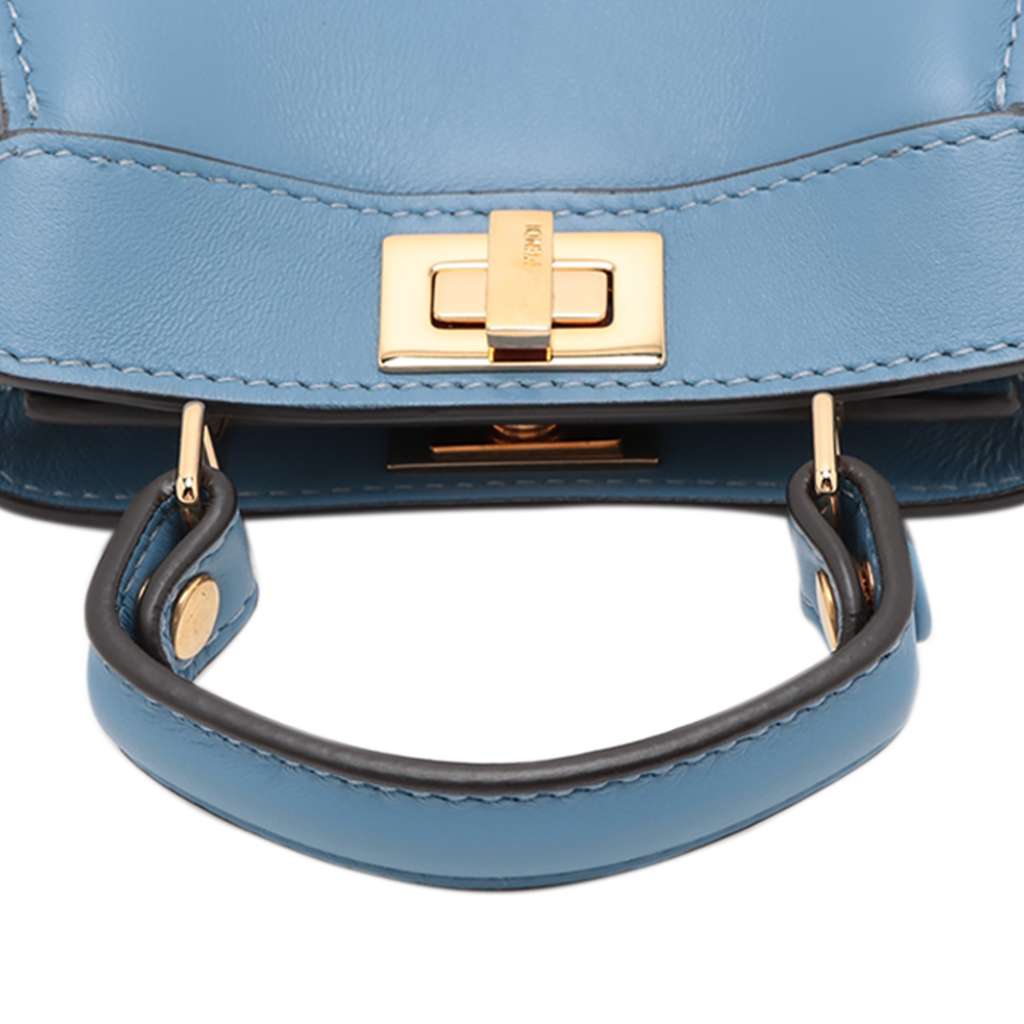 Fendi Nano Nappa Peekaboo Satchel - Image 10