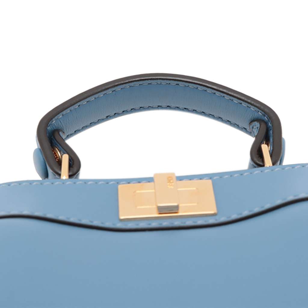 Fendi Nano Nappa Peekaboo Satchel - Image 11