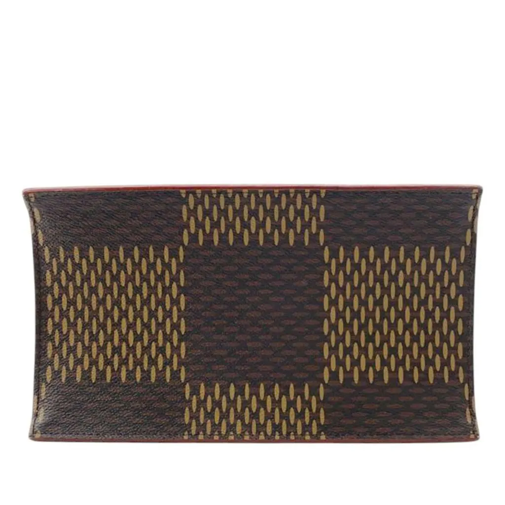 Louis Vuitton Nigo Giant Damier Ebene Monogram Mini Tote Brown Good - Inside View