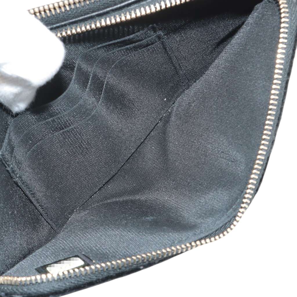 Chanel Velour Pearl Embellished Double Zip Clutch with Chain - Image 6