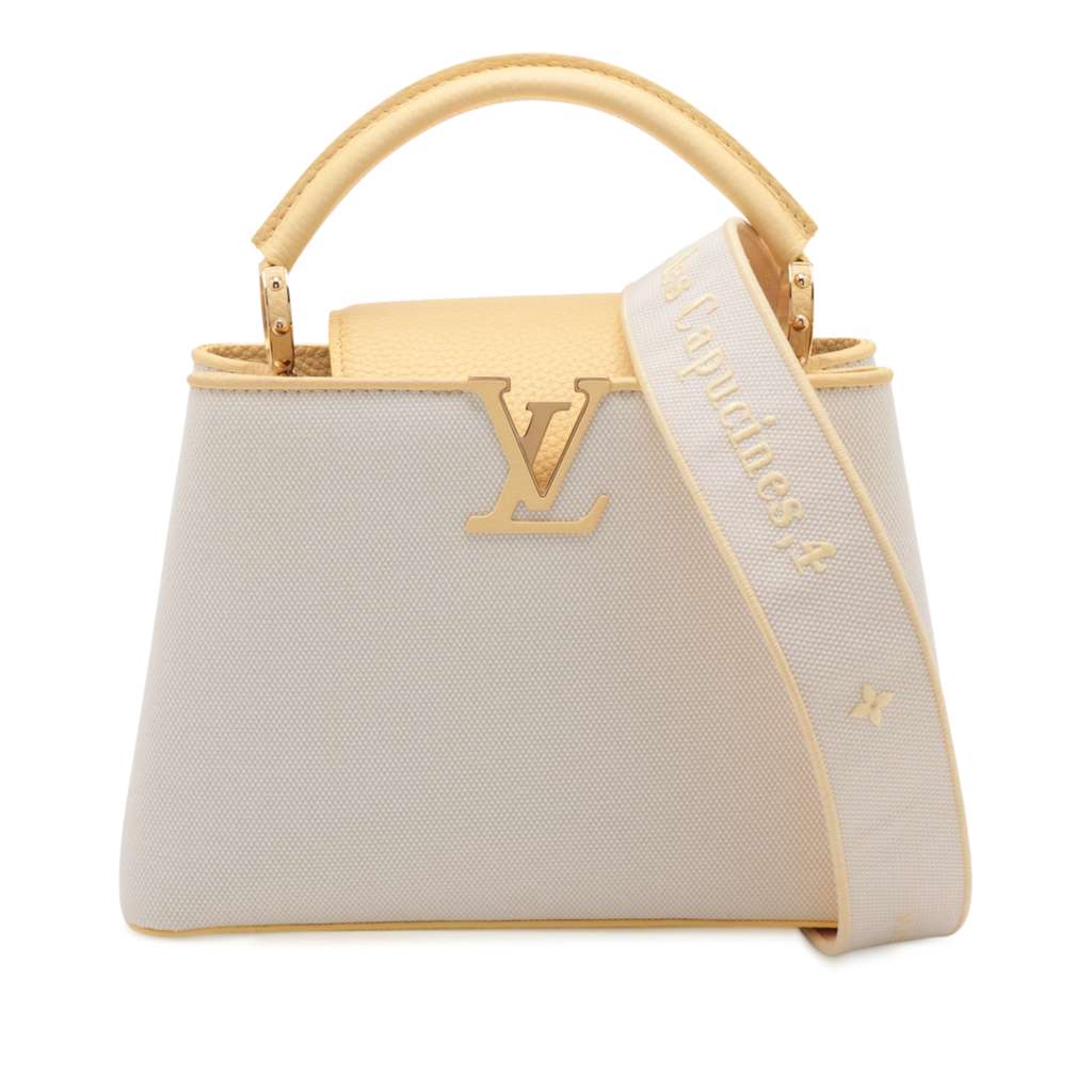 Louis Vuitton Canvas Taurillon Capucines BB