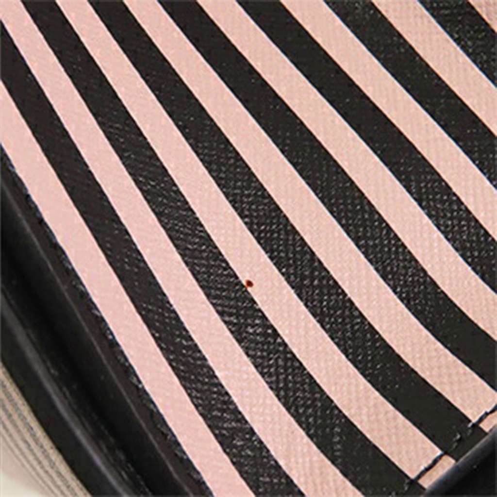 Salvatore Ferragamo Striped Leather Vara Bow Top Handle Bag - Image 10