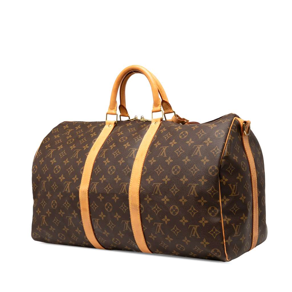 Louis Vuitton Monogram Keepall Bandouliere 50 - Back view