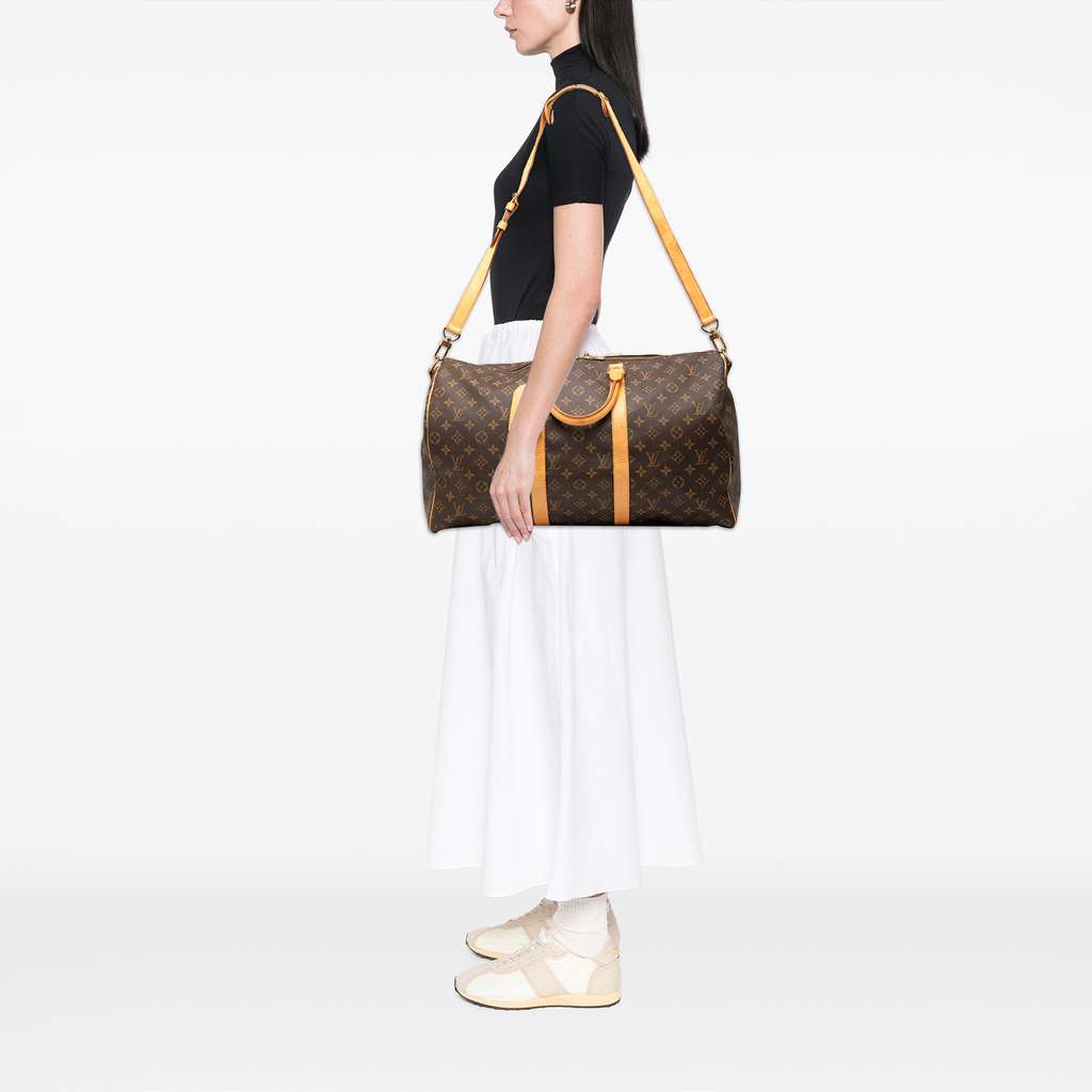 Louis Vuitton Monogram Keepall Bandouliere 50 - Image 11