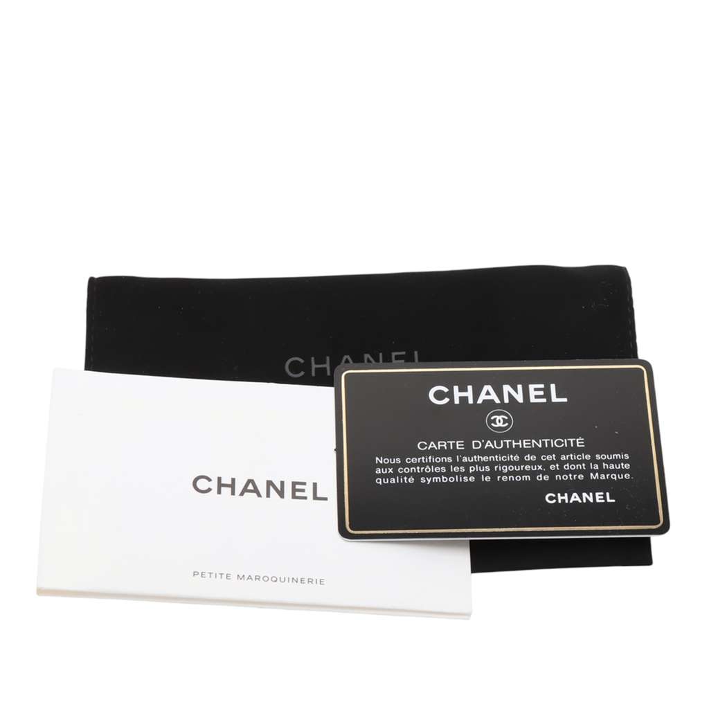 Chanel Quilted Lambskin Make-Up Box Clutch With Chain - Image 10