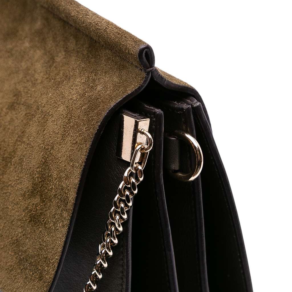 Chloé Medium Calfskin and Suede Faye Crossbody - Image 10