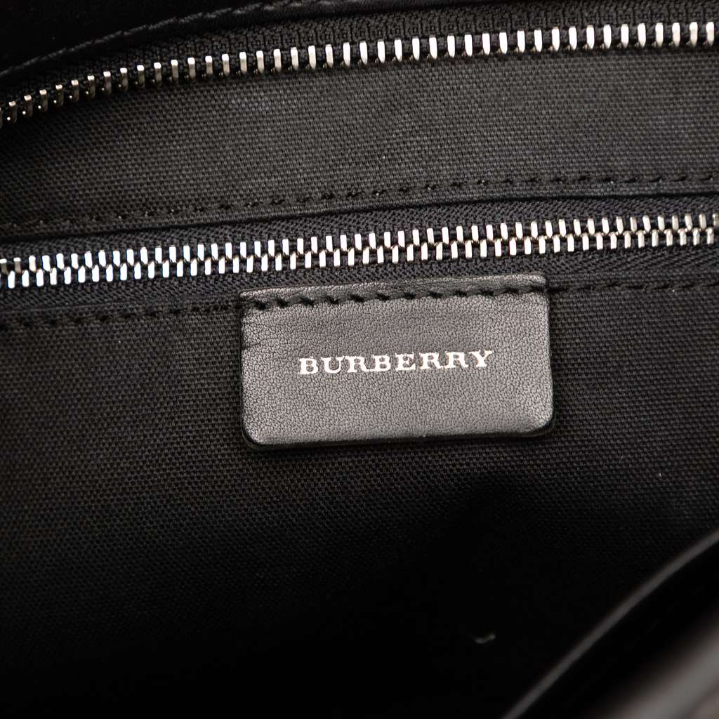 Burberry Supernova Check Wool Handbag - Side view