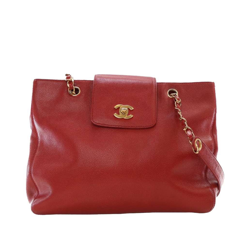 Chanel CC Caviar Supermodel Tote