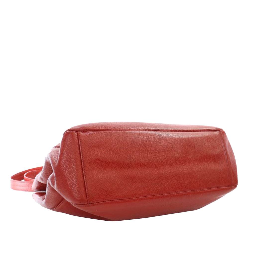 Chanel CC Caviar Supermodel Tote - Side view