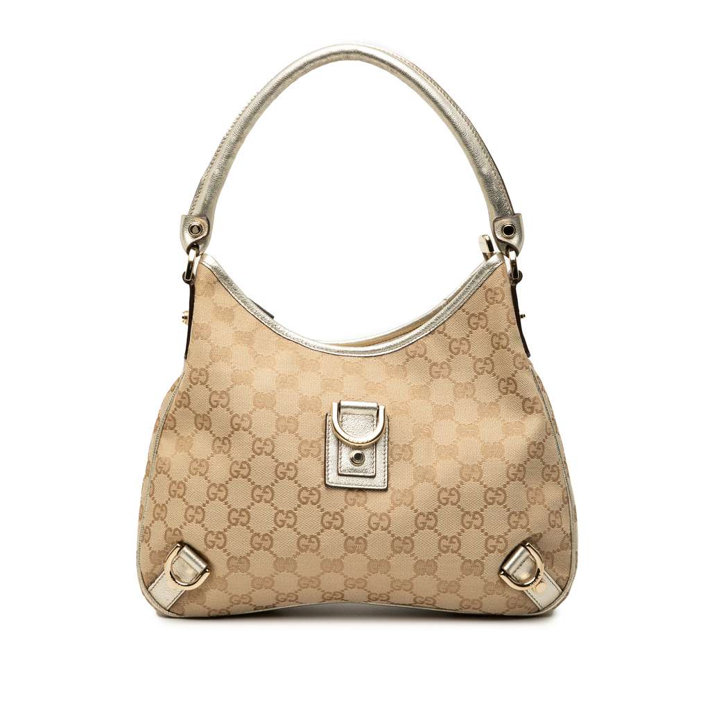 Gucci GG Canvas Abbey D Ring Shoulder Bag