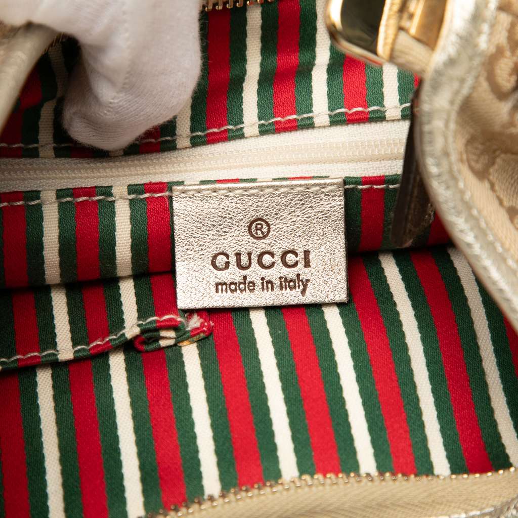 Gucci GG Canvas Abbey D Ring Shoulder Bag - Side view