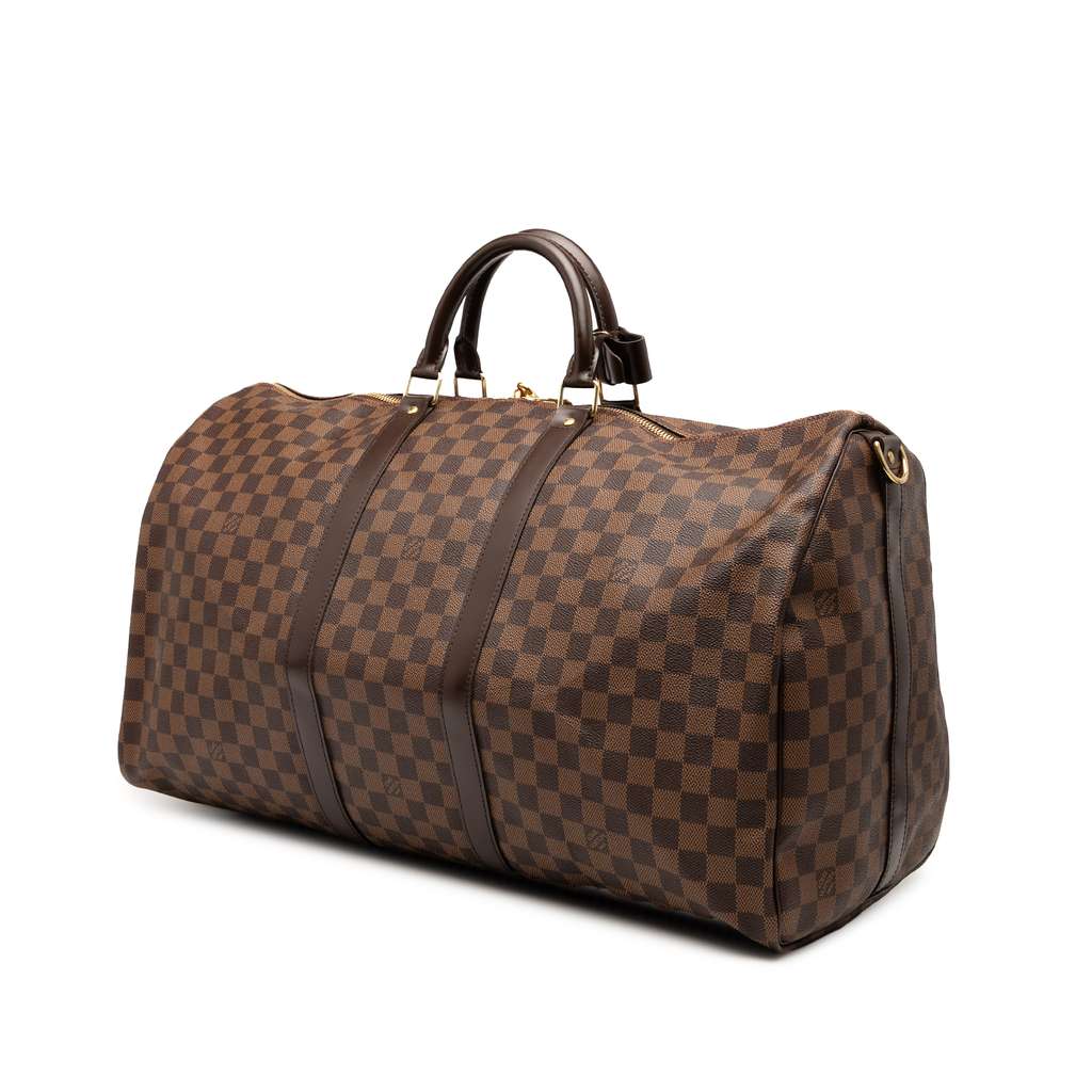 Louis Vuitton Damier Ebene Keepall Bandouliere 55 - 2