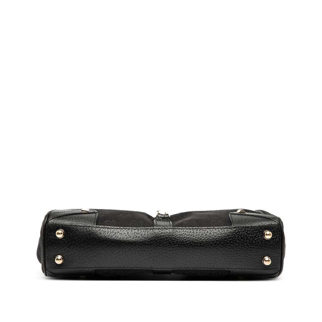 Gucci GG Canvas Nailhead Jackie Bardot Shoulder Bag - Image 6