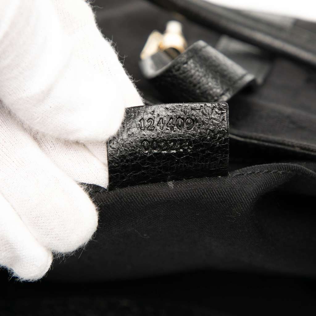 Gucci GG Canvas Nailhead Jackie Bardot Shoulder Bag - Detail 1