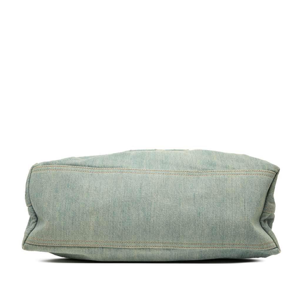 Gucci Medium Denim Soho Chain Tote - Image 6