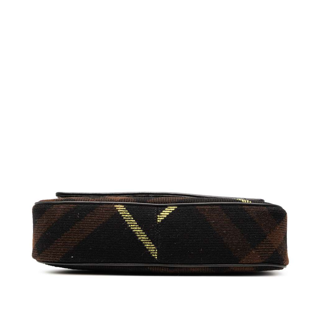 Burberry Supernova Check Wool Shoulder Bag - 3