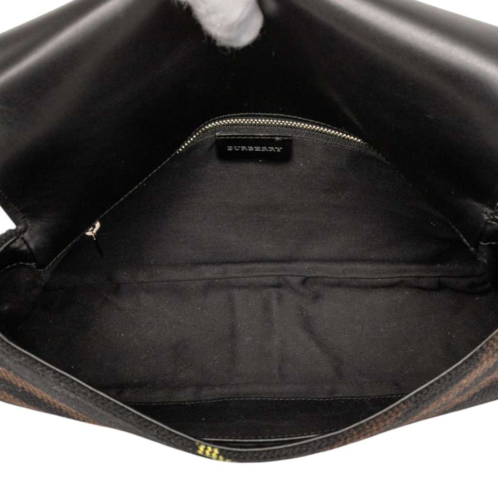 Burberry Supernova Check Wool Shoulder Bag - 4