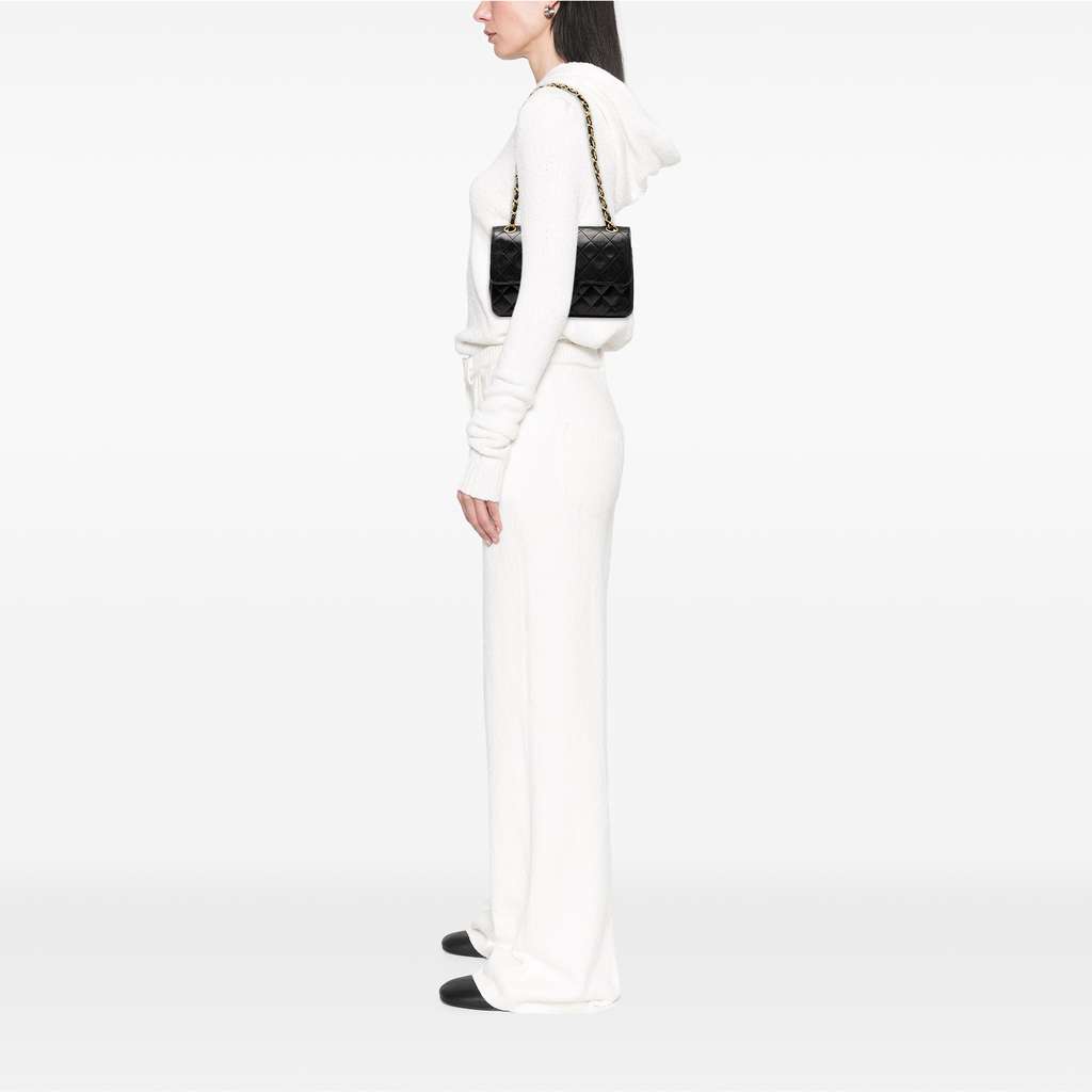 Chanel Small CC Quilted Lambskin Double Flap - Image 10