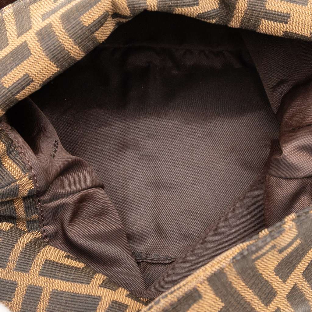 Fendi Zucca Canvas Double Flap Shoulder Bag - 4