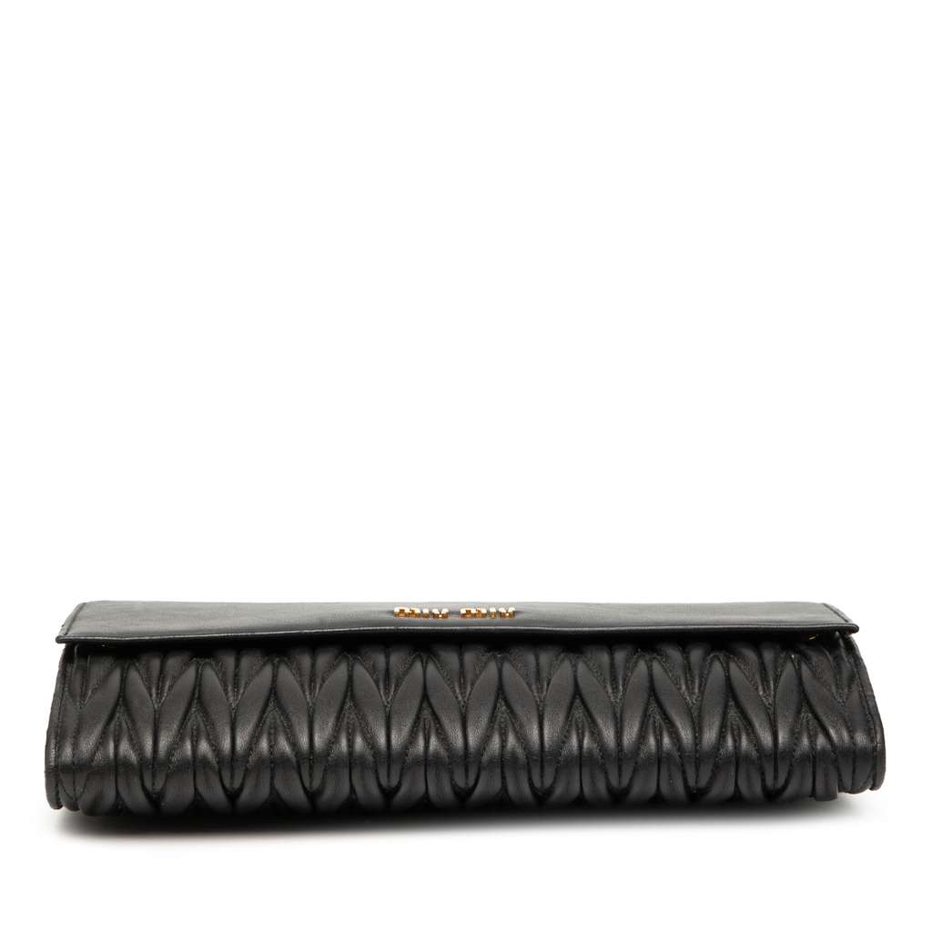Miu Miu Matelasse Nappa Leather Clutch - Image 6