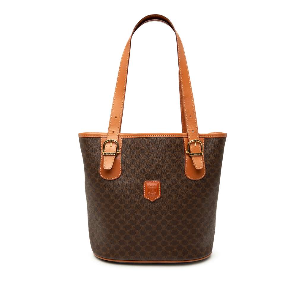 Celine Macadam Coated Canvas Tote
