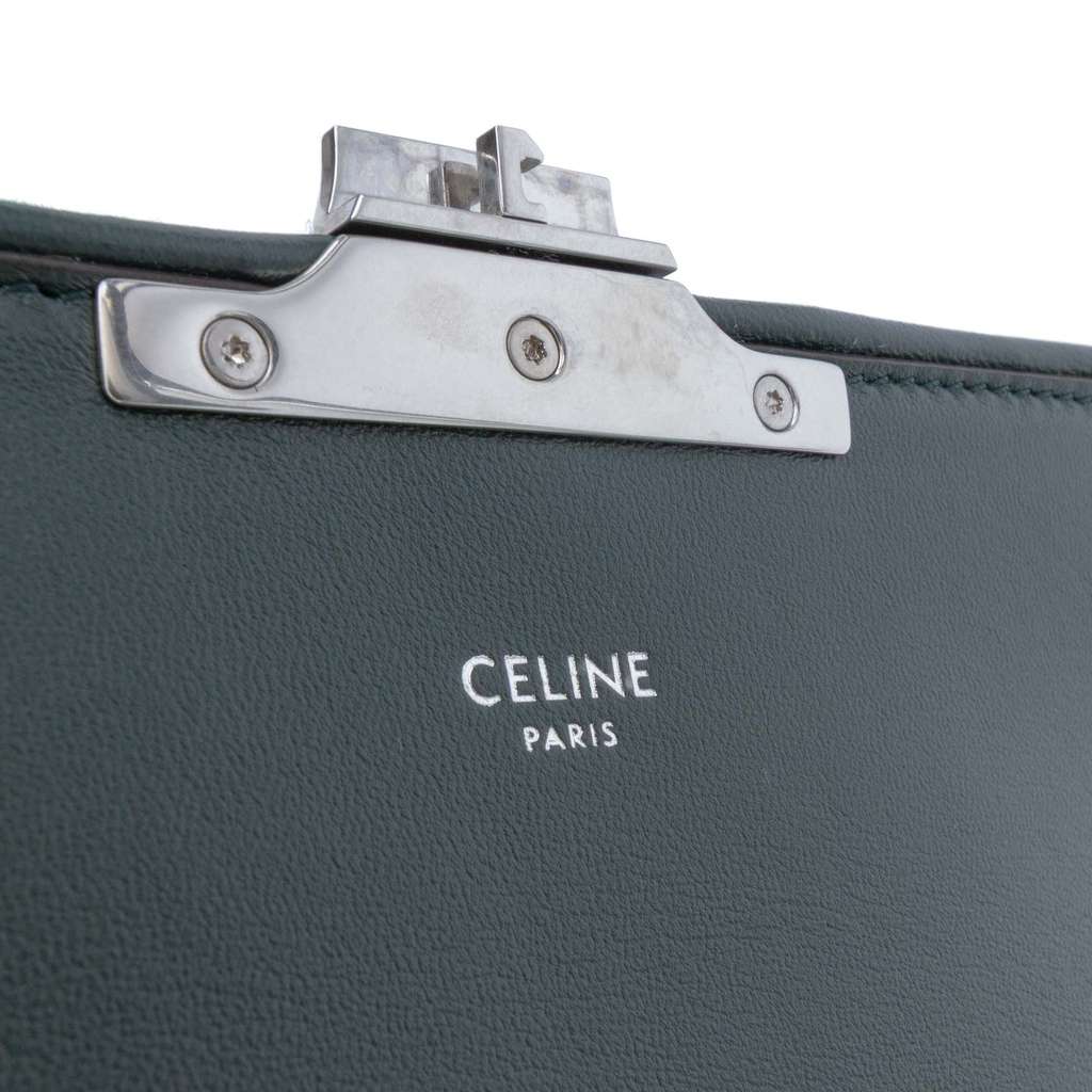 Celine Shearling Triomphe Chain Shoulder Bag - Detail 1