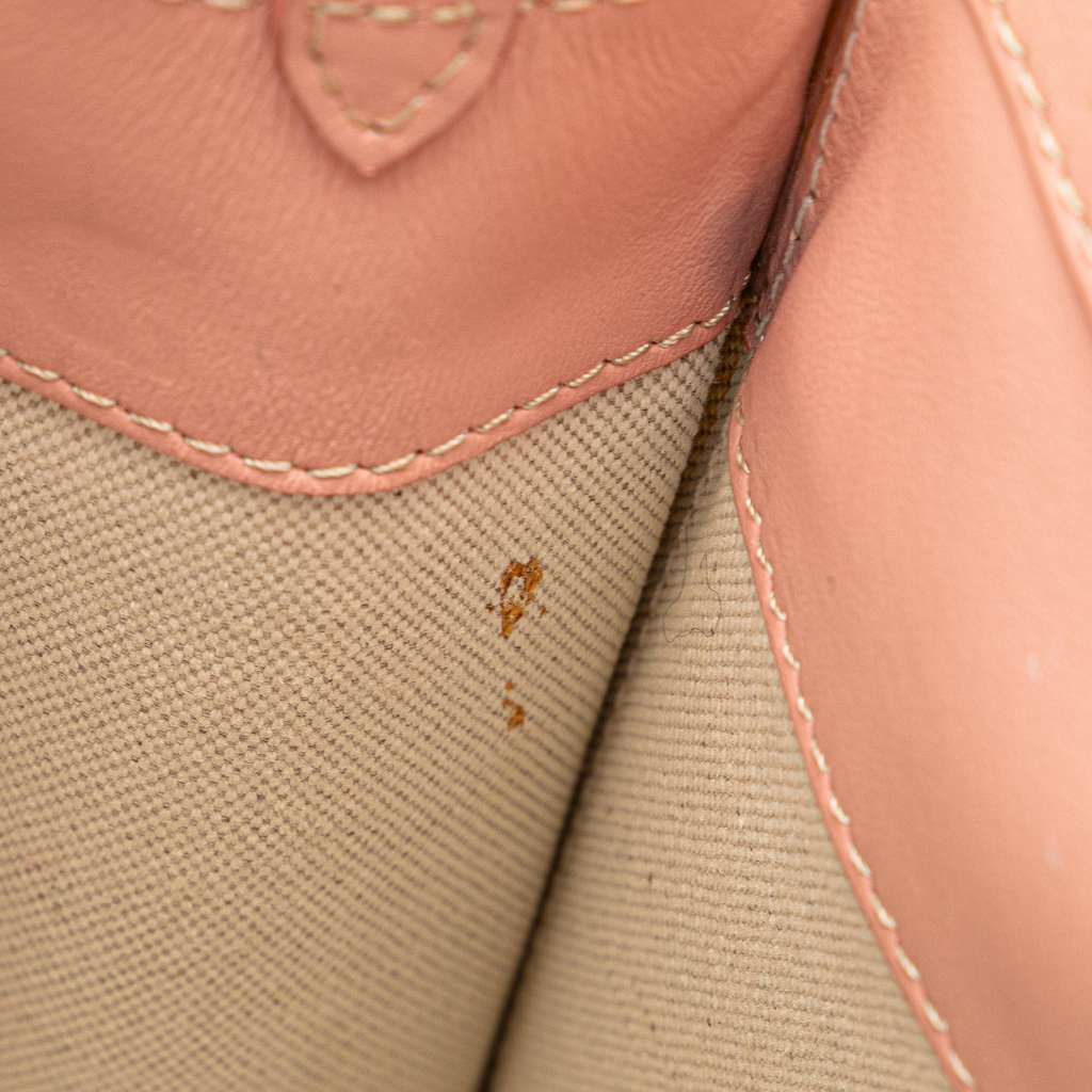 Burberry Mini Canvas and Leather Pocket Satchel - Image 10