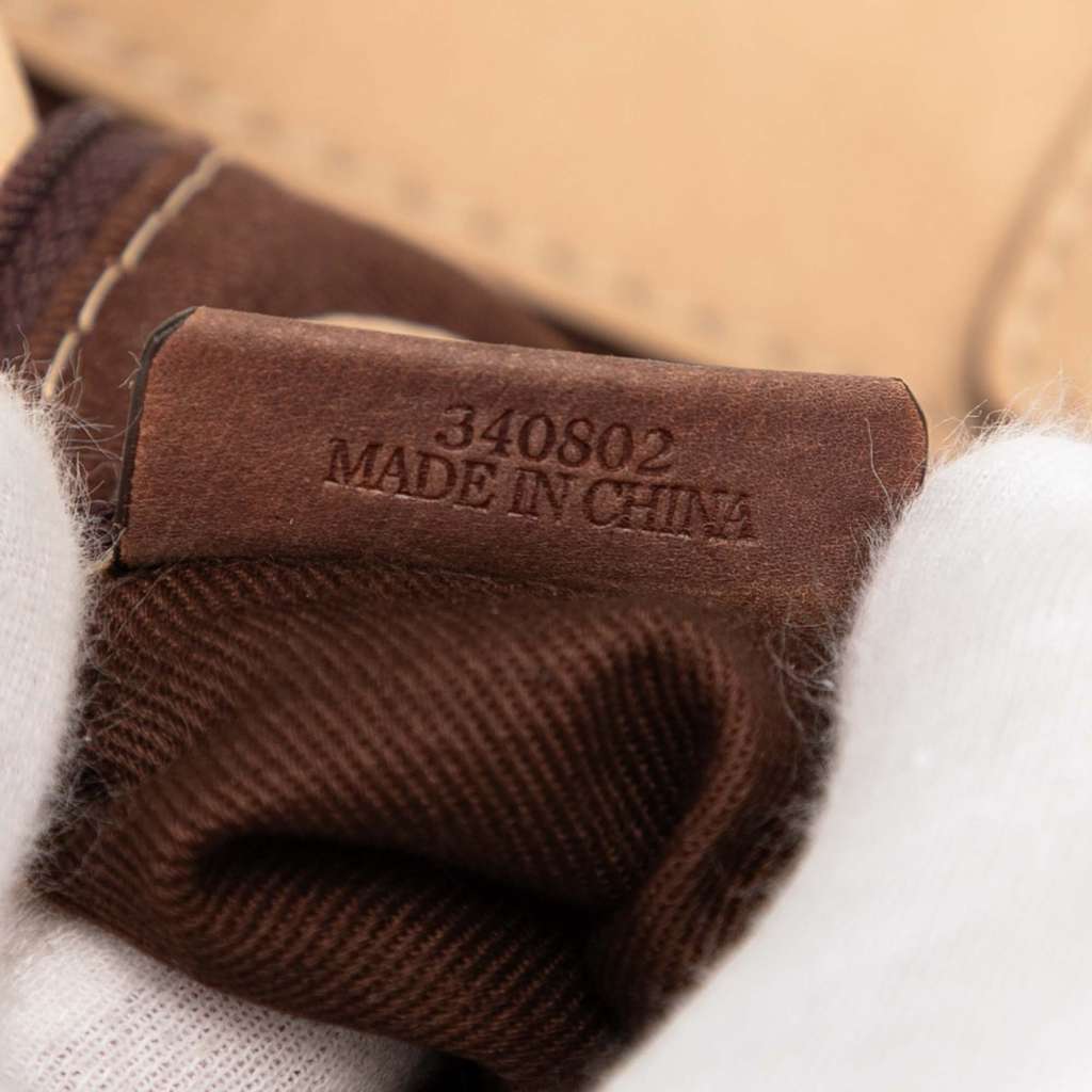 Loewe Nubuck Anagram Madrid Fringe Shoulder Bag - Detail 1