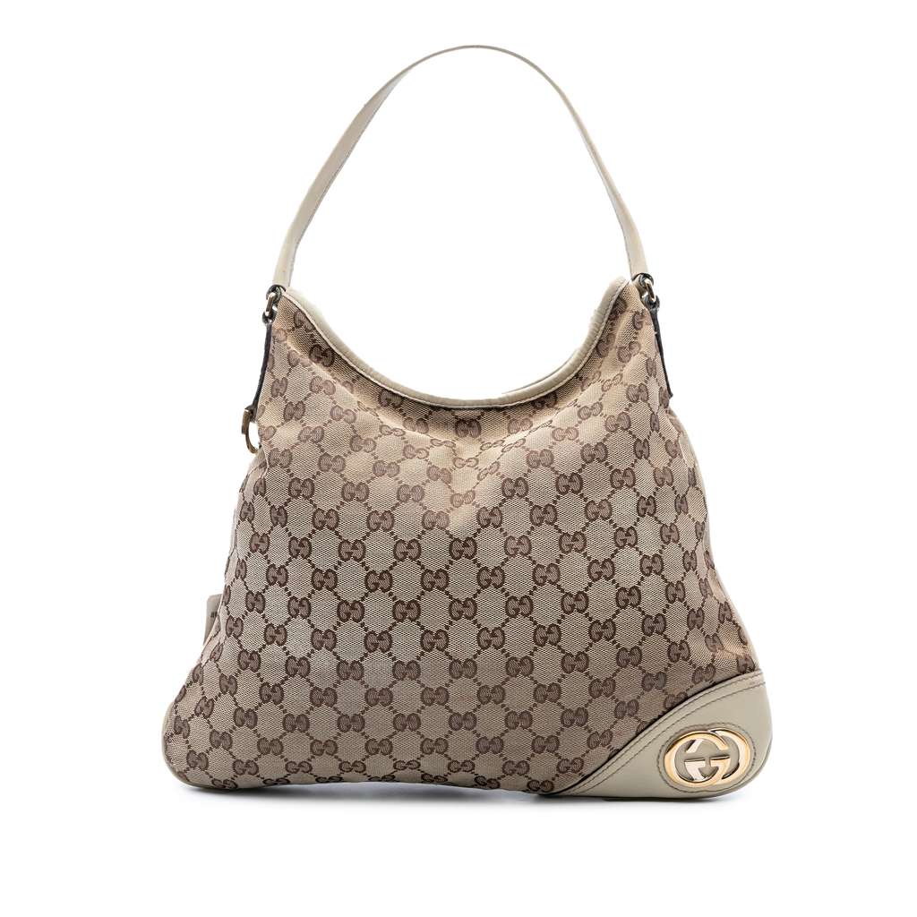 Gucci GG Canvas New Britt Hobo