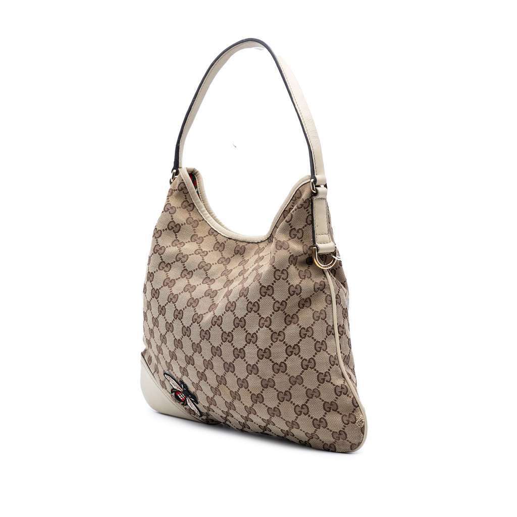 Gucci GG Canvas New Britt Hobo - Back view