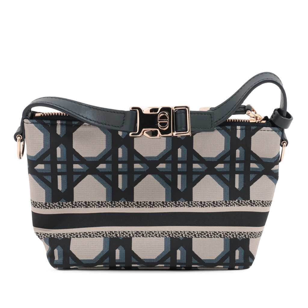 Dior DiorTravel Technical Fabric Macrocannage Nomad Pouch - Back view